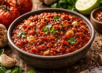 Roasted Tomato Garlic Chutney