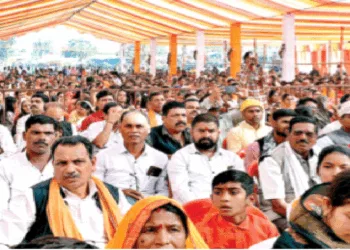 हिन्दू संगम के समापन कार्यक्रम में उपस्थित हर अंचल से आए हिंदू