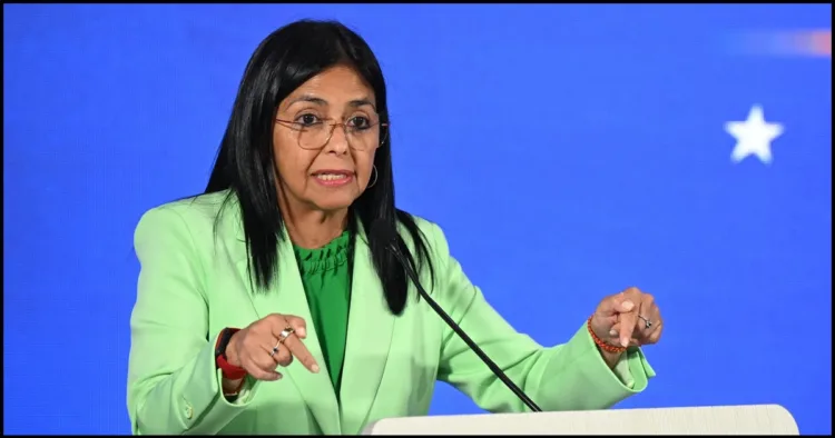 Venezuela president Delcy Rodriguez denied US Presser