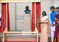 C RajGopalachari Staute in President house