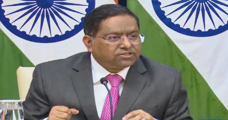 MEA Spokesperson Randhir Jaiswal