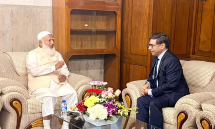 भारत के विदेश सचिव विक्रम मिसरी और जमात-ए-इस्लामी प्रमुख शफीकुर रहमान की मुलाकात