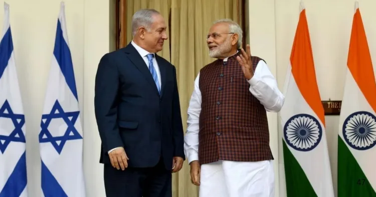भारत के प्रधानमंत्री नरेंद्र मोदी और इजरायल के प्रधानमंत्री बेंजामिन नेतन्याहू (फाइल फोटो)