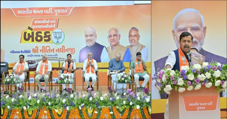 Nitin naveen Gujarat Visit