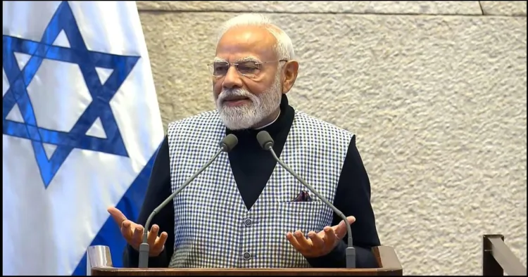 PM Modi Israel Visit Knesset speach