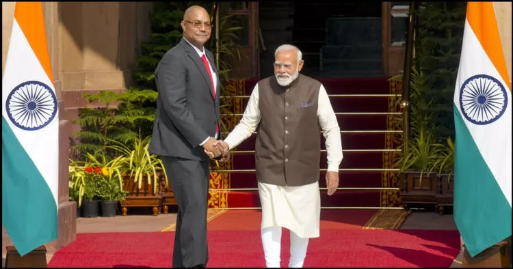 PM Narendra Modi with seychelles president