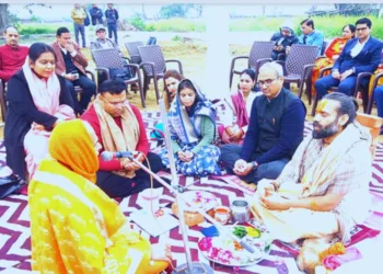 भूमि पूजन संपन्न