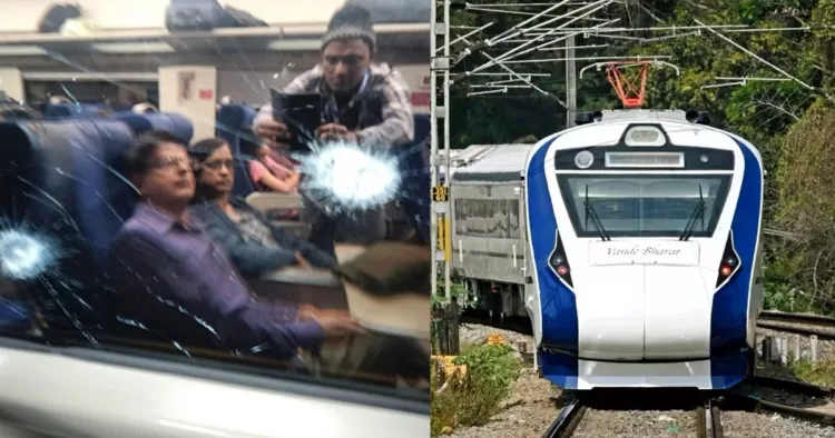Vande Bharat Stone pelting