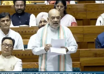 सदन में चर्चा का जवाब देते केंद्रीय गृहमंत्री अमित शाह