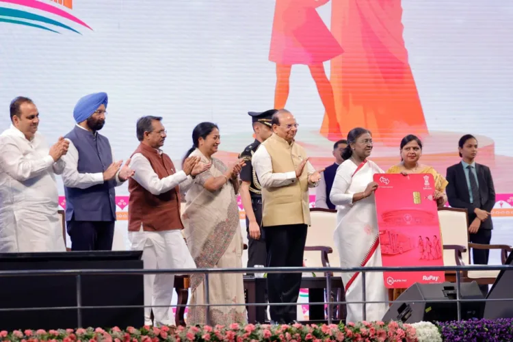दिल्ली में योजना का शुभारंभ करतीं राष्ट्रपति द्रौपदी मुर्मु।