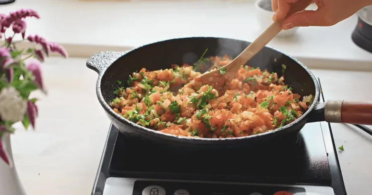 making food on induction tips