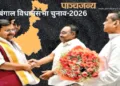 कोलकाता में नितिन नवीन का स्वागत करते भाजपा नेता