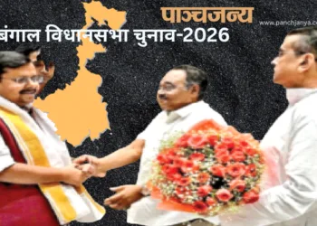 कोलकाता में नितिन नवीन का स्वागत करते भाजपा नेता