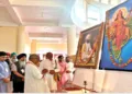 प्रदर्शनी का उद्घाटन करते डॉ. कृष्ण गोपाल