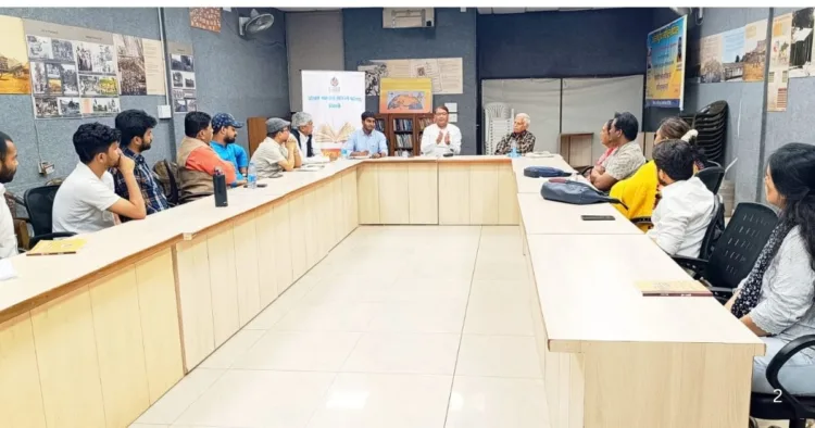 श्रीधर पराड़कर कृत 'साहित्य का धर्म' पुस्तक पर गोष्ठी का आयोजन