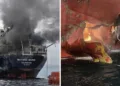 Thai Ship Mayuri naree hit by Iran