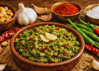 thecha recipe in hindi