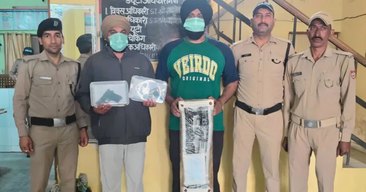 पुलिस की हिरासत में आरोपी