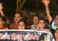 तरुण के हत्यारों को कड़ी से कड़ी सजा देने की मांग को लेकर विहिप ने किया प्रदर्शन