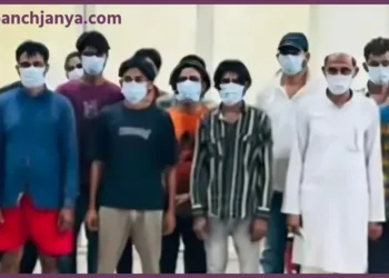 aligarh police stone pelting 18 accused arrested land dispute violence