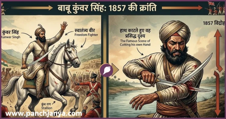 Babu Veer Kunwar Singh historical freedom fighter of Bihar 1857 revolt