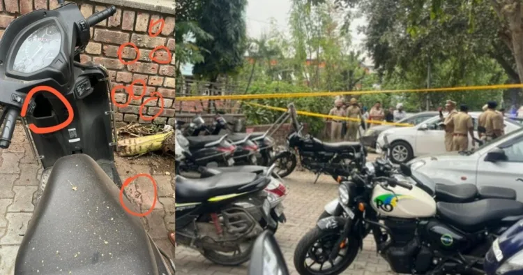 चंडीगढ़ में भाजपा दफ्तर के बाहर धमाका हुआ।