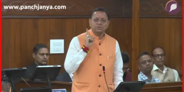 CM Pushkar Singh Dhami addressing Uttarakhand Assembly special session on Nari Shakti Vandan Act