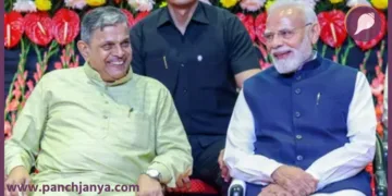 RSS Sarkaryavah Dattatreya Hosabale with PM Narendra Modi - RSS BJP Relations.