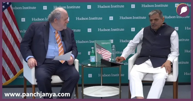 Dattatreya Hosabale speaking at Hudson Institute New India Conference USA