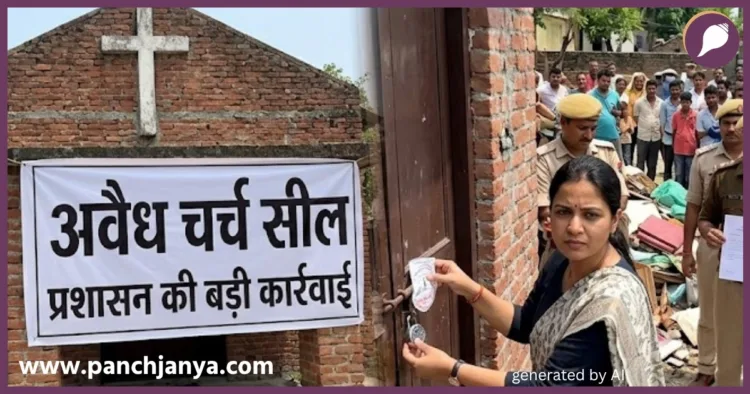 Illegal Church Sealed in Udham Singh Nagar Gadarpur