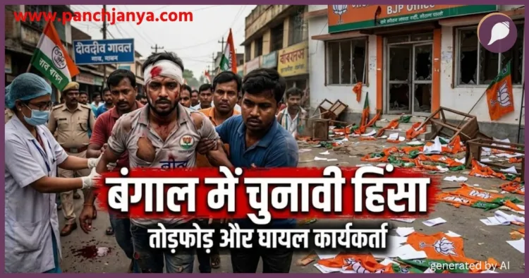 Kolkata Behala Jadavpur Election Violence TMC vs BJP RSS