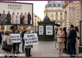 paris modest fashion week hijab burqa controversy france laws