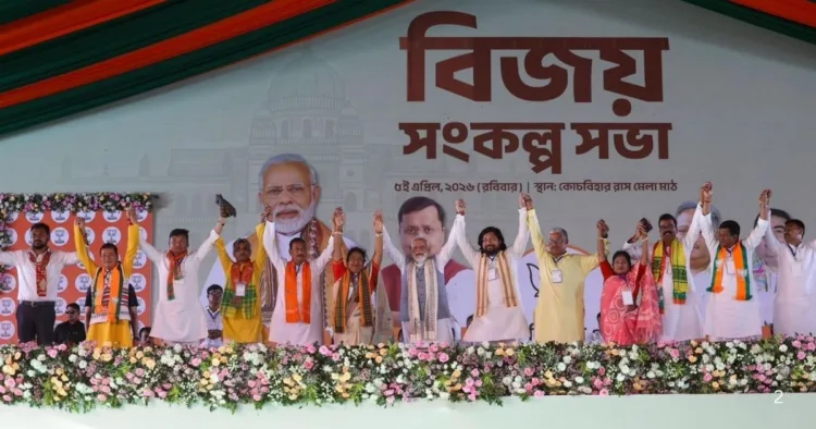 चुनावी महासभा में प्रधानमंत्री श्री नरेंद्र मोदी