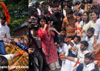 ABVP Protest NTA NEET UG Paper Leak