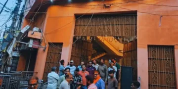 बस्तिन बाजार स्थित दुर्गा मंदिर को श्रद्धालुओं के लिए खोला गया