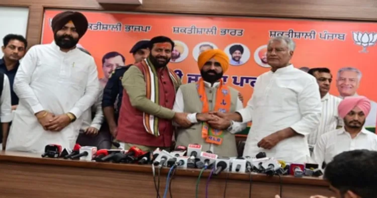 भगवंत मान के भाई ज्ञान सिंह मान भाजपा में हुए शामिल