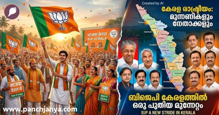 BJP victory celebration in Kerala 2026 Assembly Election analysis