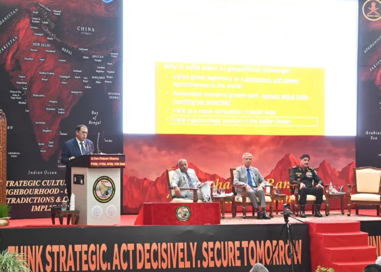 Brainstorming Session between the Indian Army and Think Tank BHISM