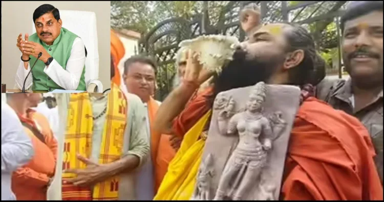 CM Mohan Yadav maa Vagdevi statue
