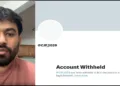 Cockroach janta party national threat account blocked