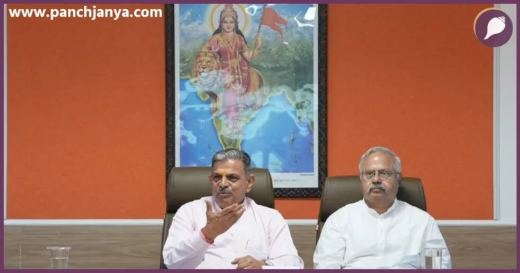 Dattatreya Hosabale foreign visit RSS global vision