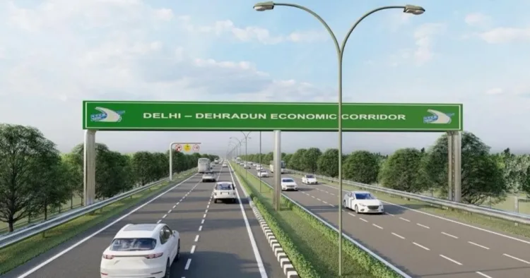 Delhi Dehradun Economic Corridor Traffic Diversion Route