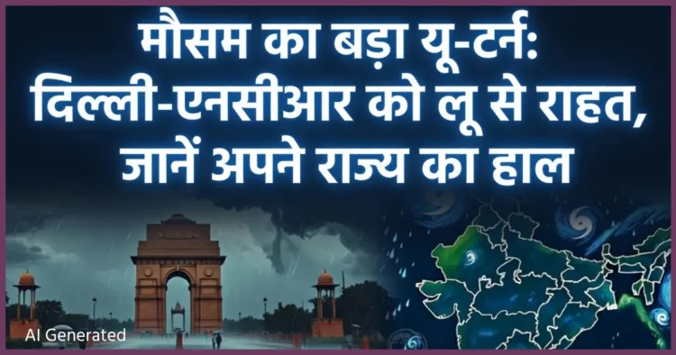 Delhi NCR Weather Update Heatwave Relief Monsoon