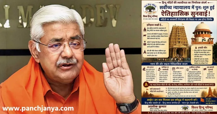 Free Hindu Temples Supreme Court VHP