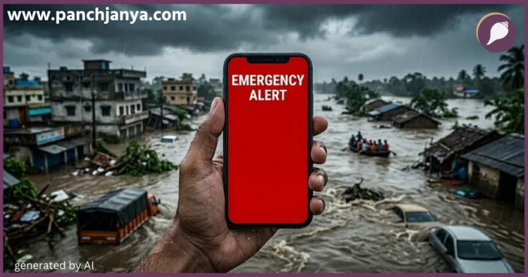 Government Emergency Alert on Smartphone India Cell Broadcast System