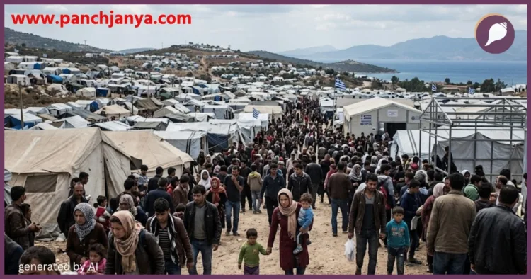 greece moria refugee camp girl stoning plot exposed