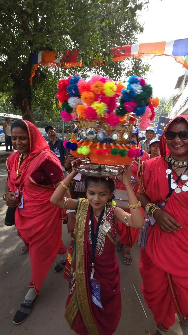 Janjati Sanskritik Samagam Red Fort Delhi Shobha yatra
