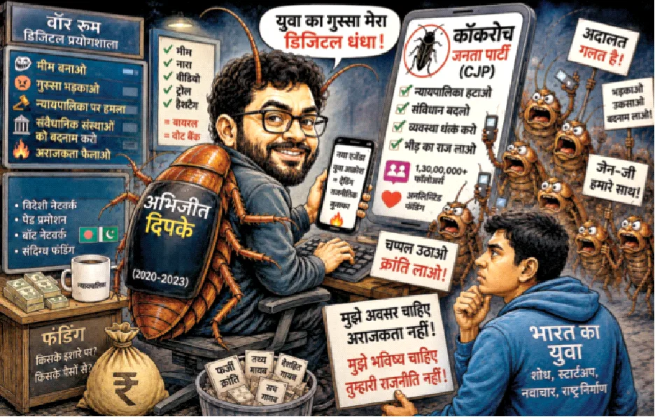 कॉकरोच कॉकटेल : लोकतंत्र, मीम और माचिस की तीली