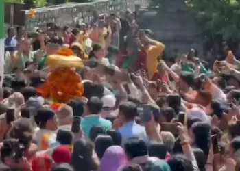 Lord Rudranath temple opening utsav doli leaving Gopinath temple Chamoli Uttarakhand
