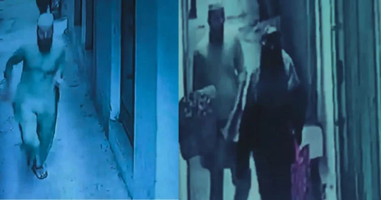 मौलाना की हरकत CCTV में कैद हो गई